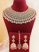 Nayra Bib Necklace Set-Mint Green